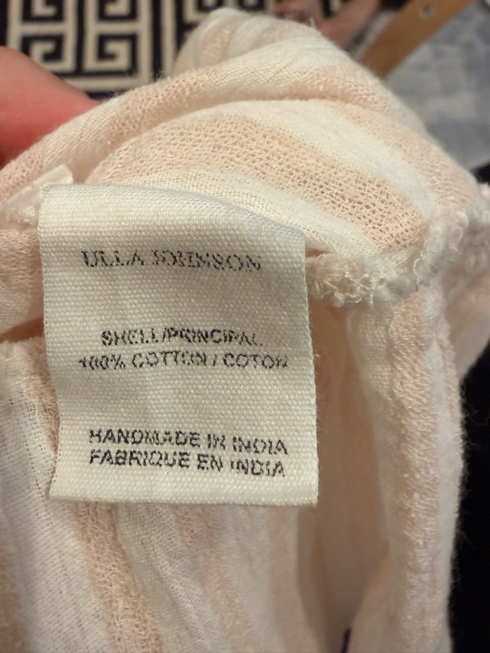 Ulla Johnson Cream Off-Shoulder Ruffle Blouse - Picture 4 of 4